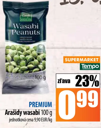 PREMIUM Arašidy wasabi