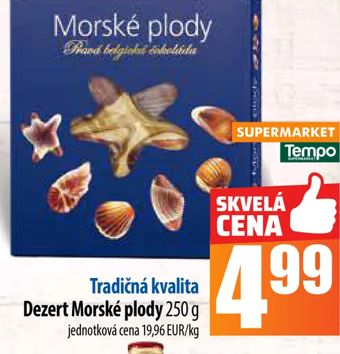 Tradičná kvalita Dezert Morské plody