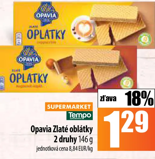 Opavia Zlate oblátky