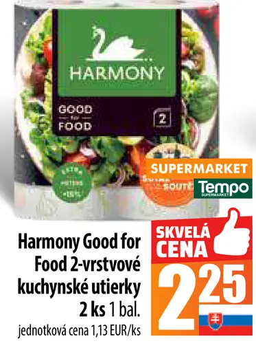 Harmony Good for Food kuchynské utierky 2 vrstvy
