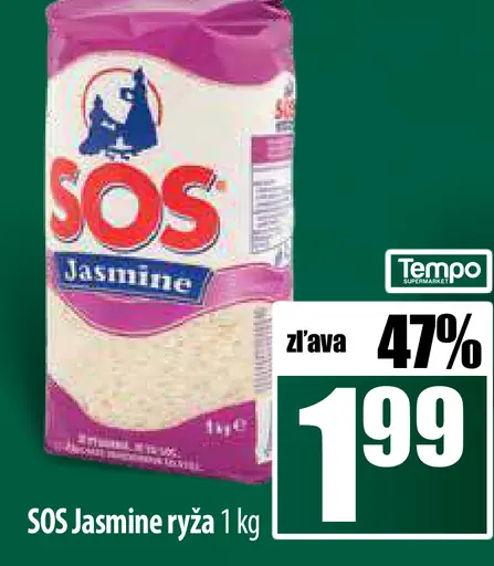 SOS Jasmine ryža