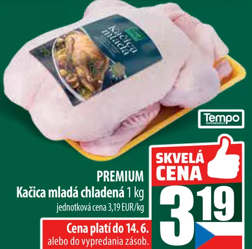 Kačica mladá chladená