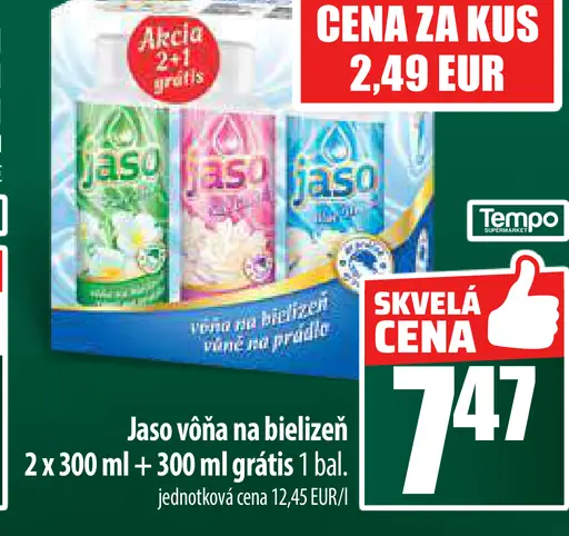 Jaso vôňa na bielizeň