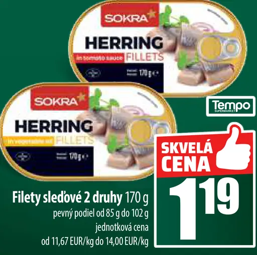 Filety sleďové