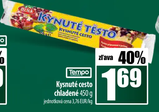 Kysnuté cesto chladené