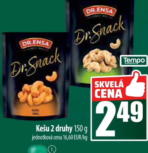 Dr. Ensa Dr. Snack kešu