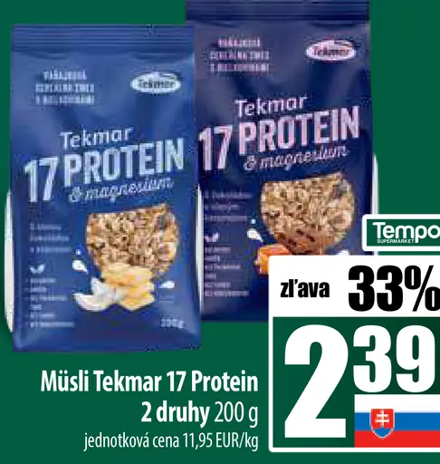 Tekmar Müsli 17 Protein