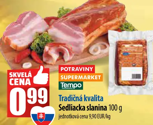Tempo Tradičná kvalita Sedliacka slanina