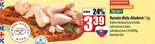 Tempo Kuracie diely chladené
