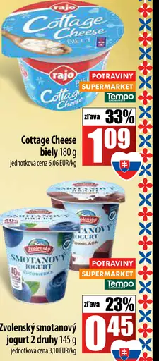 Rajo Cottage Cheese biely