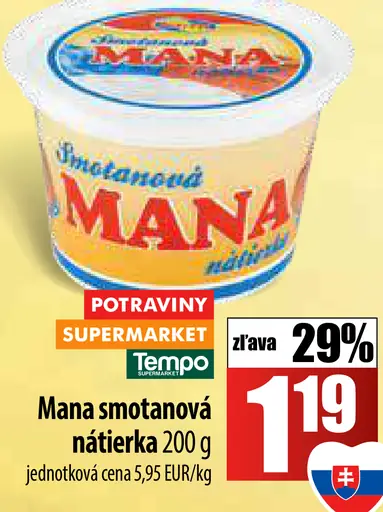 Mana Smotanová nátierka