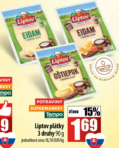 Liptov plátky 3 druhy