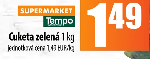 Cuketa zelená voľná