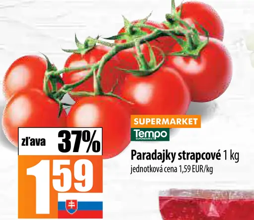 Paradajky strapcové