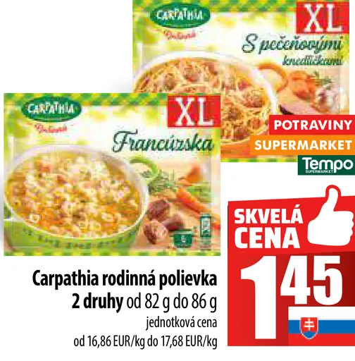 Carpathia rodinná polievka
