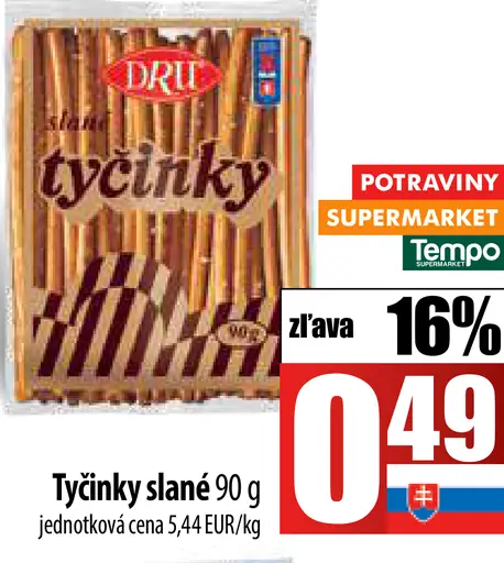 DRU tyčinky slané