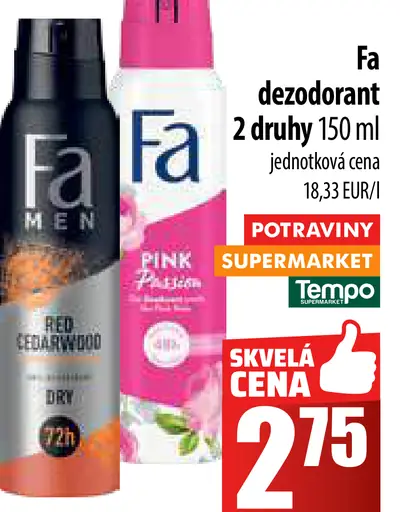 Fa dezodorant