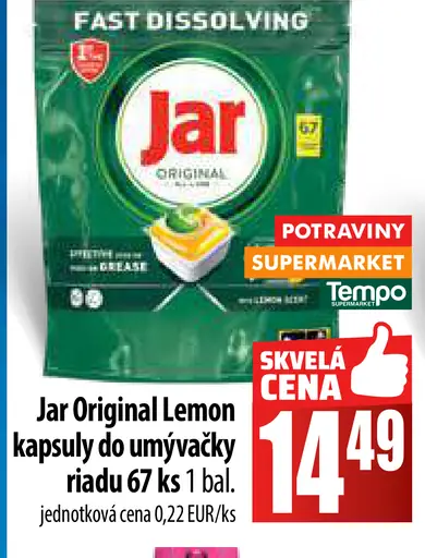 Jar Original Lemon kapsuly