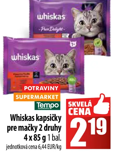 Whiskas Kapsičky pre mačky