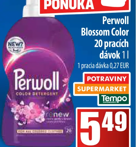 Perwoll Color Detergent Blossom