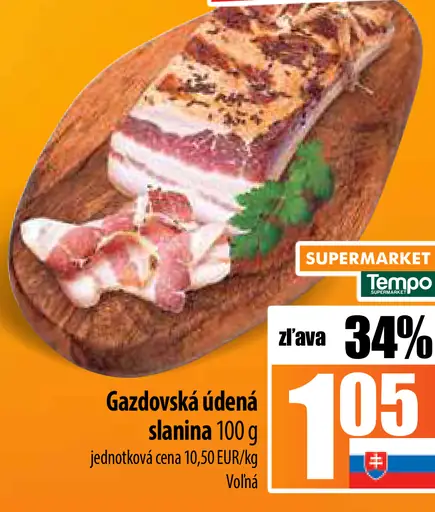 Gazdovská údená slanina