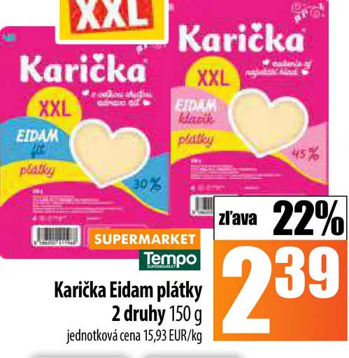 Karička Eidam plátky