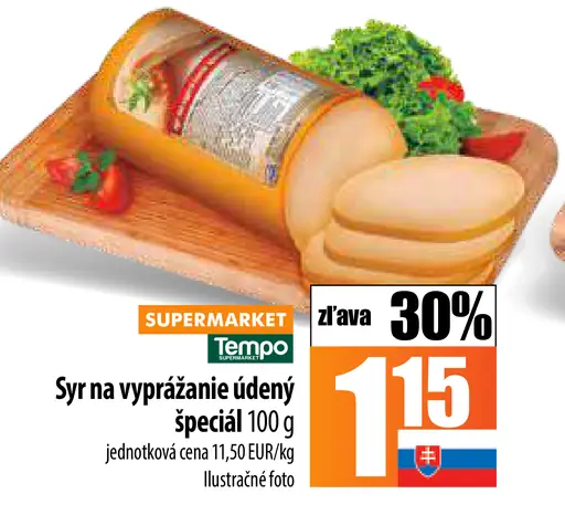 Syr na vyprážanie údený špeciál