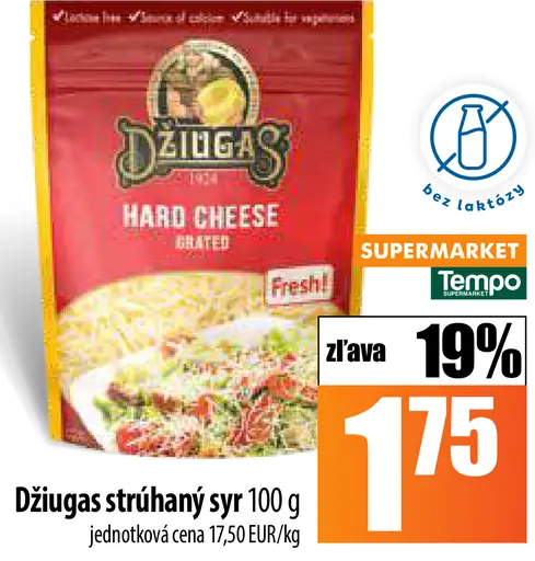 Džiugas syr strúhaný