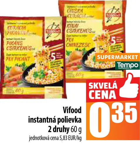 Vifood instantná polievka