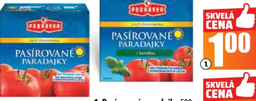 Podravka Pasírované paradajky