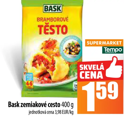Bask Zemiakové cesto