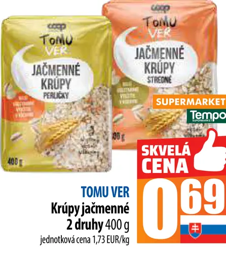 Tomu Ver Krúpy jačmenné