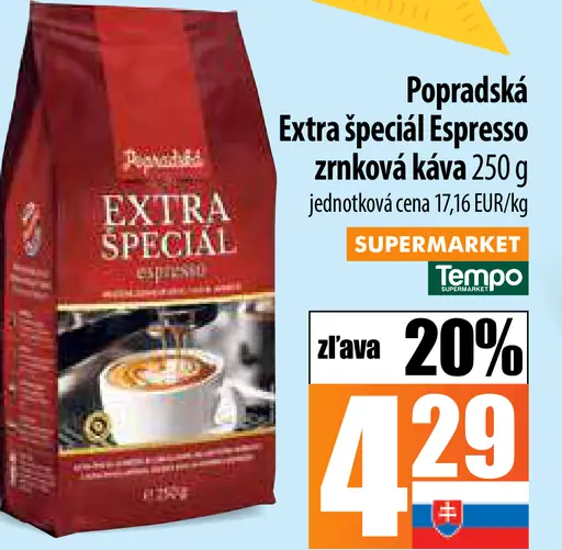 Extra Speciál Espresso zrnková káva