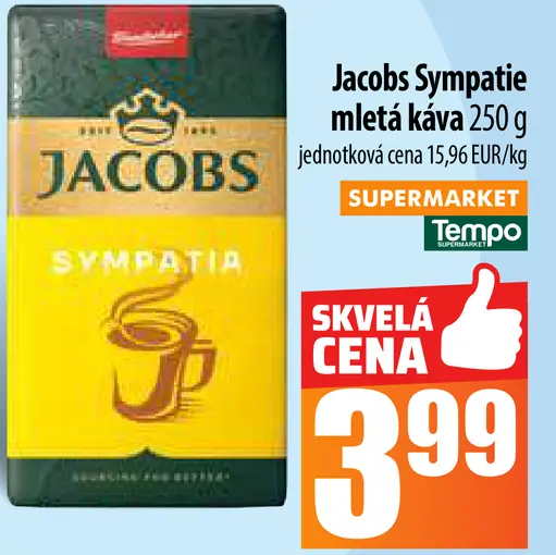 Sympatie mletá káva
