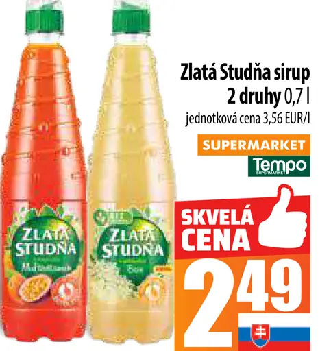 Zlatá studňa sirup