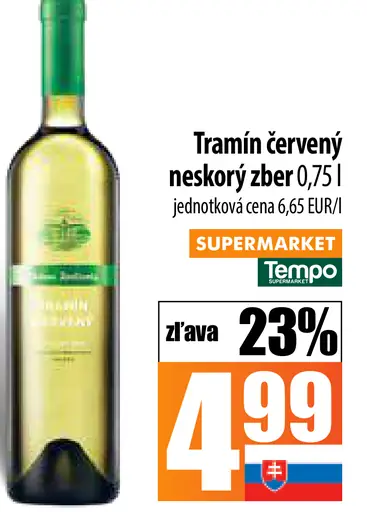 Tramín červený neskorý zber