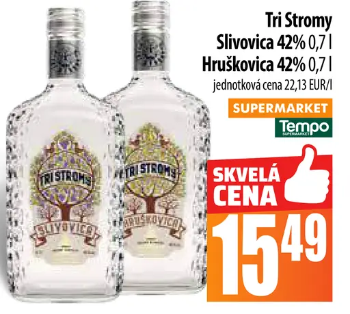 Tri Stromy Hruškovica Slivovica