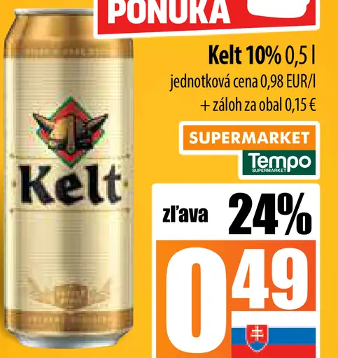 Kelt plechovka