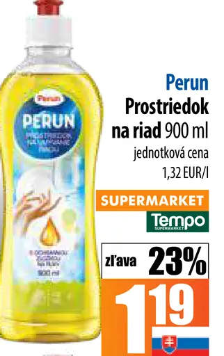 Perun Prostriedok na riad