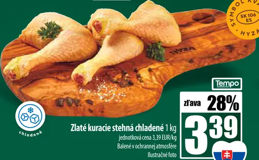 Zlaté kuracie stehná chladené