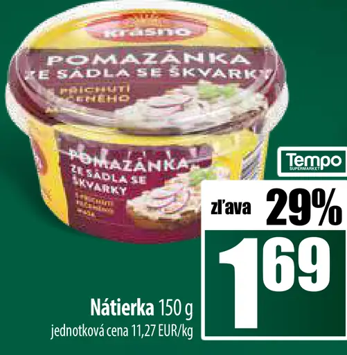 Pomazánka le sádla se škvarky