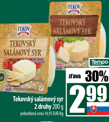 Tekovský salámový syr