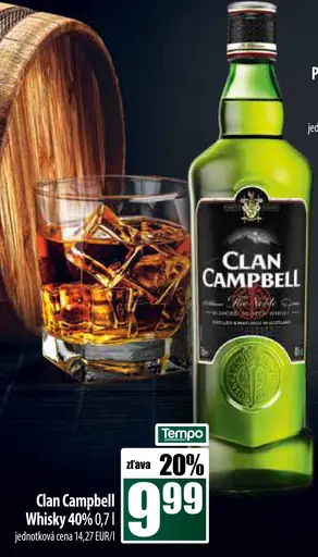 Clan Campbell Whiskey 40%