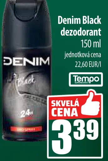 Denim Black dezodorant