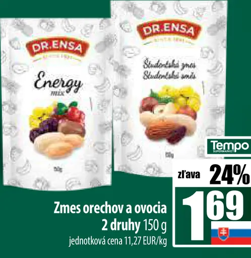 Dr. Ensa Zmes Orechov a Ovocia