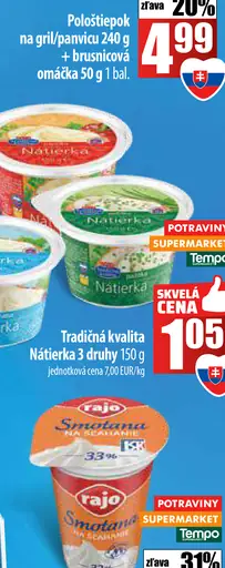Liptov Pološtiepok na gril s brusnicovou omáčkou