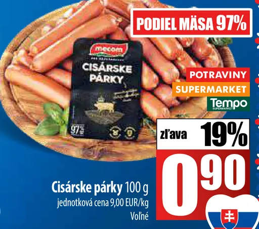 Mecom Cisárske párky