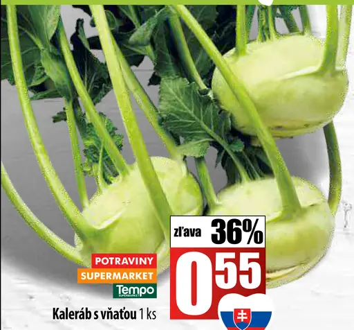 Kaleráb s vňaťou