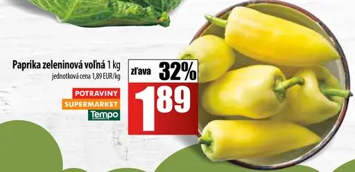 Paprika zeleninová