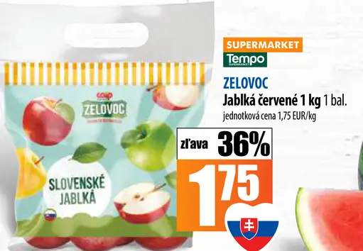 Jablká červené